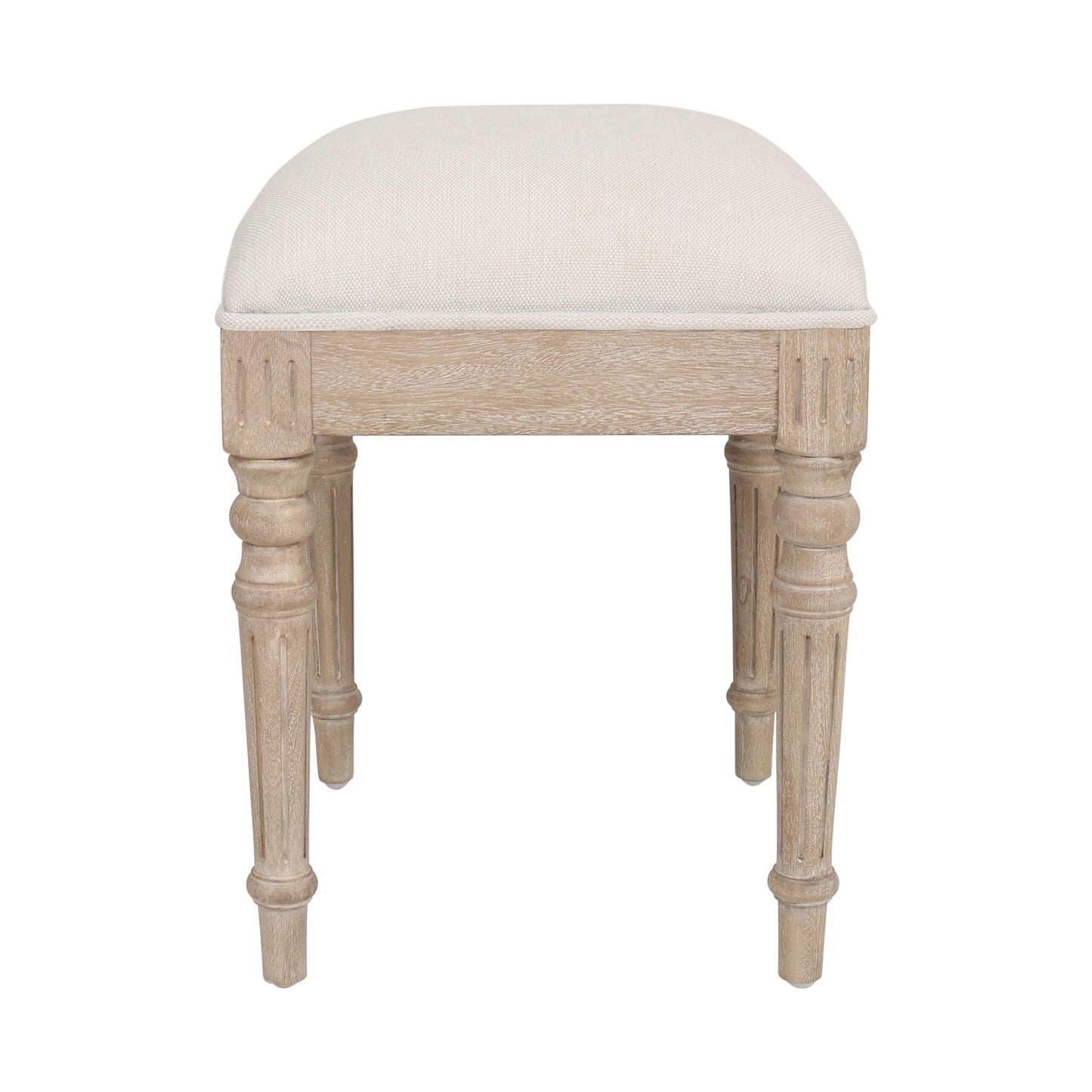 Willow Lime Washed French Stool
