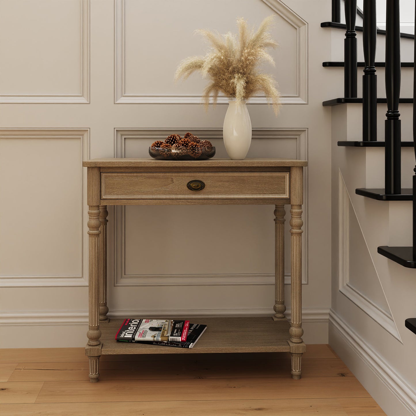 Willow French Console Table with 1 Drawer
