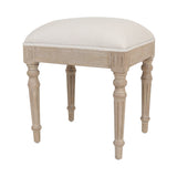 Willow Lime Washed French Stool