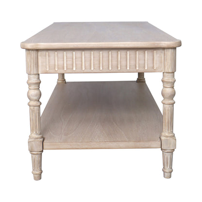 Willow Coffee Table with Shelf