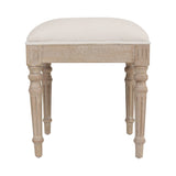 Willow Lime Washed French Stool