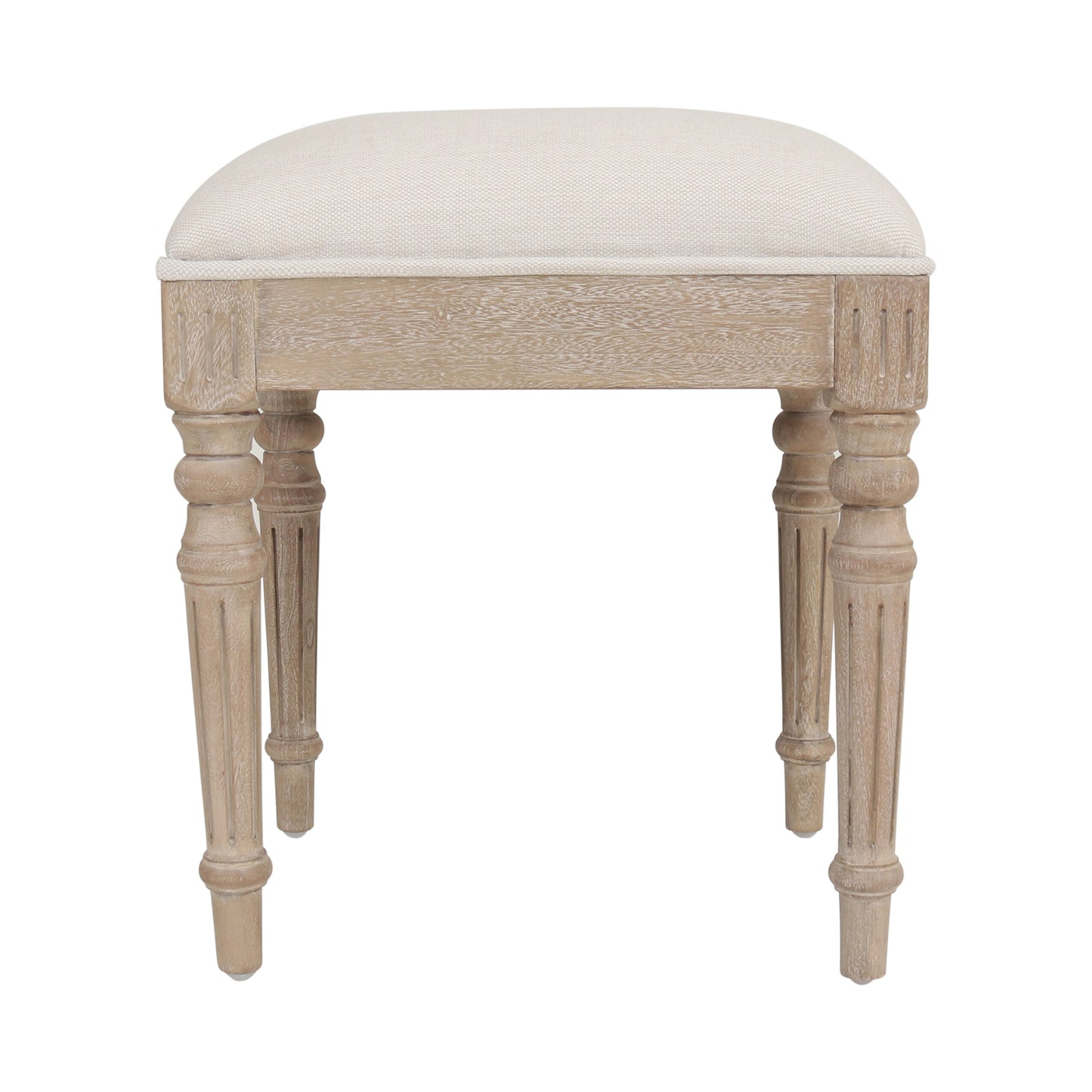 Willow Lime Washed French Stool