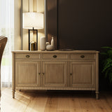 Willow French Limed Wash 3 Door Sideboard
