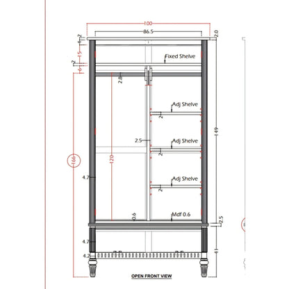 Willow French Double Wardrobe Design Details