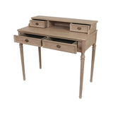 Willow Lime Washed French Dressing Table - Internal Drawer View