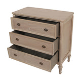 Open View for Willow French 3 Drawer Chest