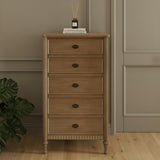Willow Lime Washed French Tall Chest