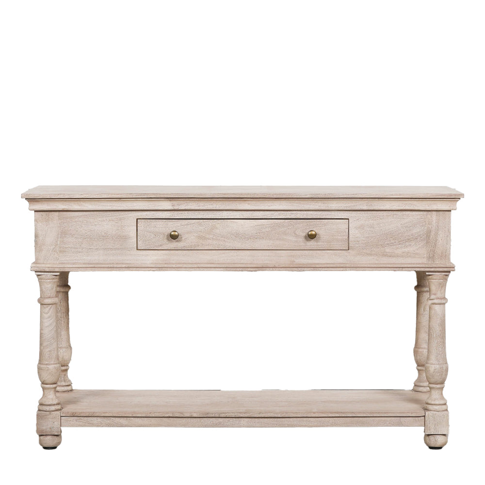 Acacia Wooden French Style Console with Single