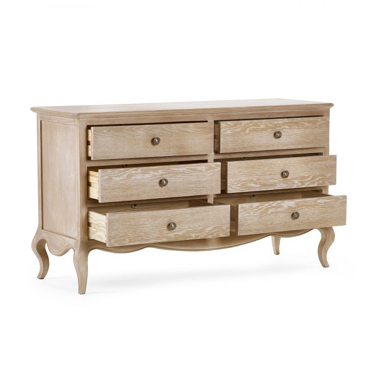 Camille French 6 Drawer Wide Chest