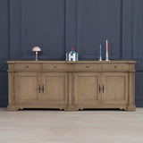 Rustic French Classical 4 Door Sideboard