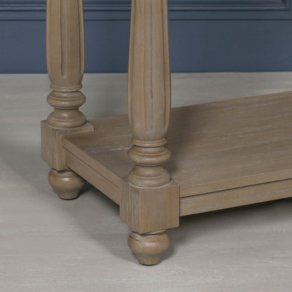 Rustic Wooden French Farmhouse Console Table