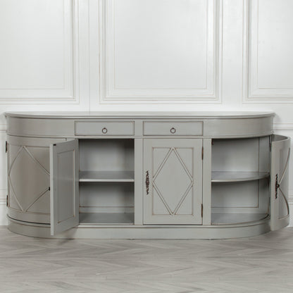 Classical Grey French Style Sideboard