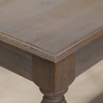 Rustic Wooden French Style Column Leg Console