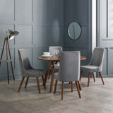 Huxley Chenille Dining Chair - Dusk Grey