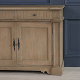 Rustic French Classical 4 Door Sideboard