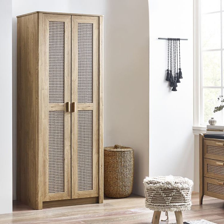 Sydney 2 Door Rattan Front Wardrobe